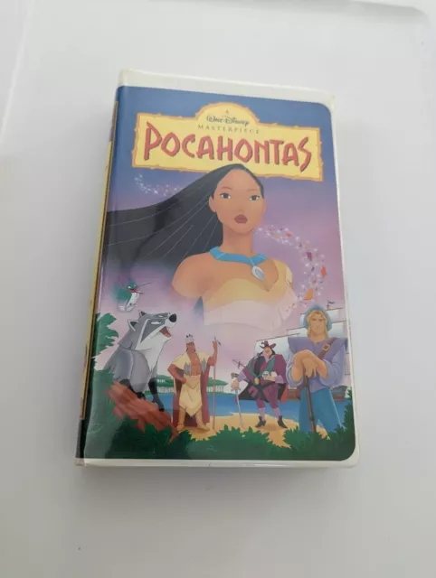 Disney’s Pocahontas VHS Video Tape Masterpiece Collection VCR Clamshell Case