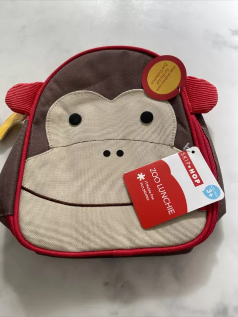 Skip Hop Lunch Bag Monkey Animal Zoo Lunchie Brand New With Tags