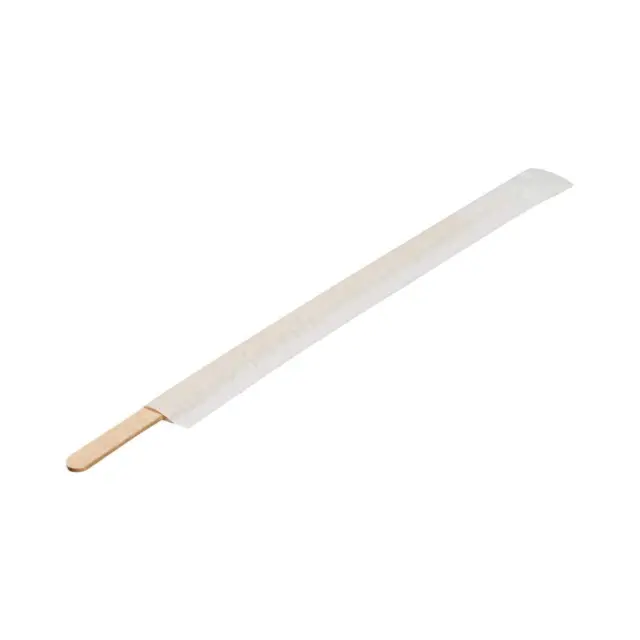 Wooden 5.5" Coffee Stirrer (Paper Wrapped) - 5,000 ct
