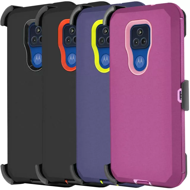 for Motorola Moto G Play Rugged Belt Clip Defender Phone Case Screen Protector