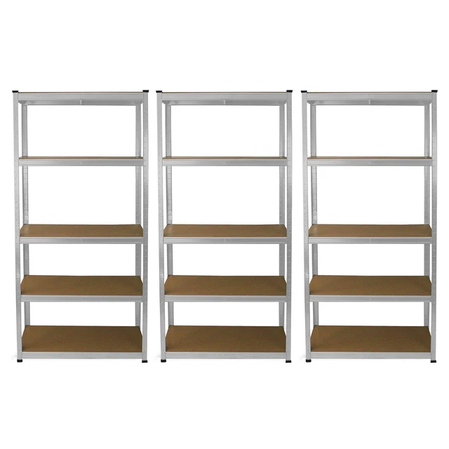 Scaffalature garage 3 x 5 livelli acciaio industriale in metallo scaffalature ripiani magazzino