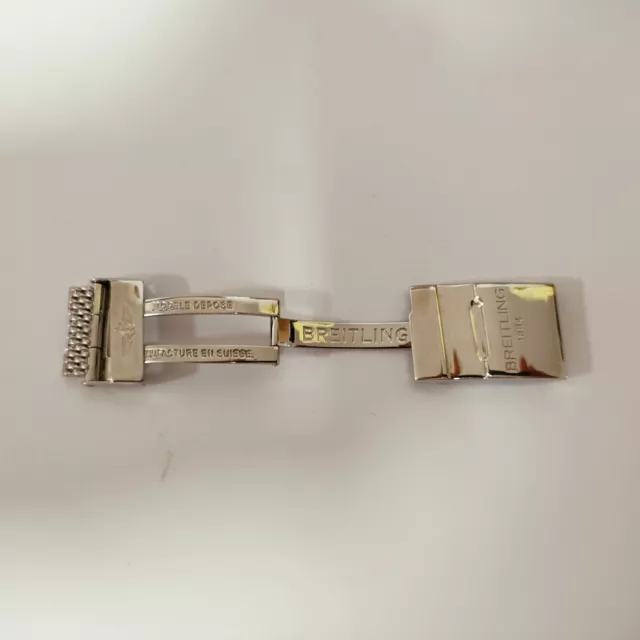 Breitling fermoir complet pour bracelet Breitling maille milanaise 22 ou 24 mm