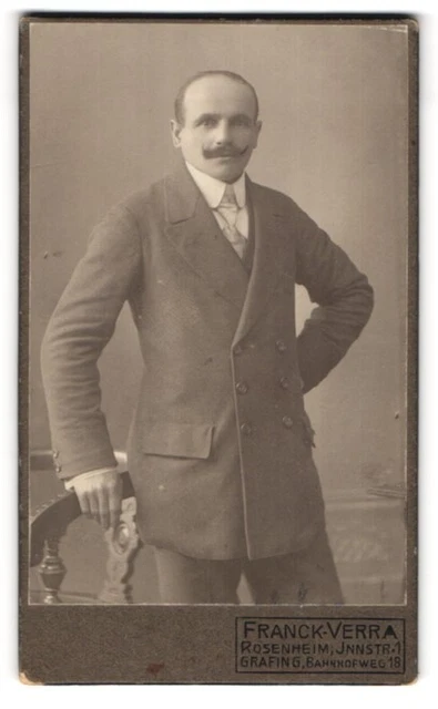 Photography Herm. Franck-Verra, Rosenheim, Innstr. 1, Elegantly Dressed Mens m