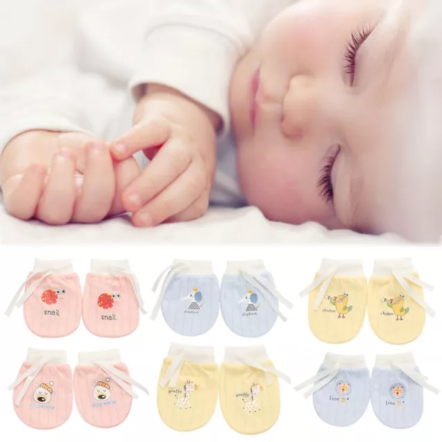 Protection Face Scratch Baby Anti Scratching Gloves Full Glove Newborn Mittens