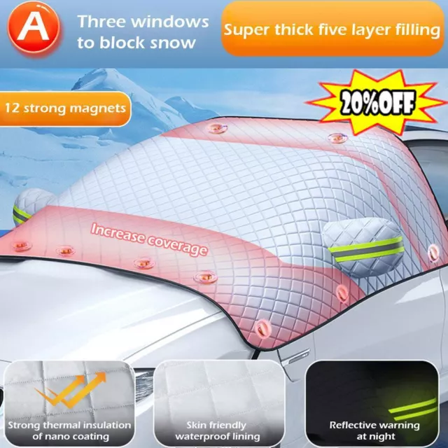 Car Windscreen Cover Ice Frost Protector Sun Shade Van Windshield