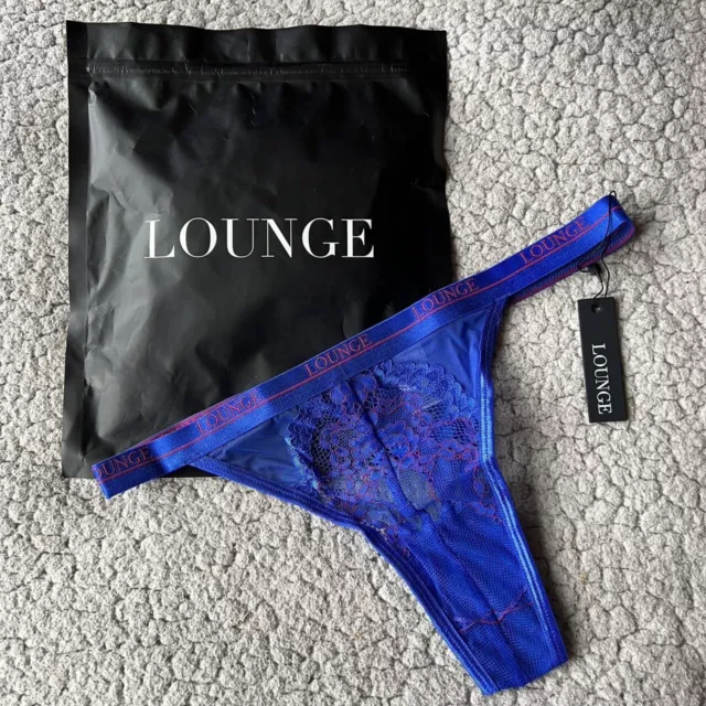 Lounge Underwear Red Royal Balcony Sexy Thong Panties BNWT Small