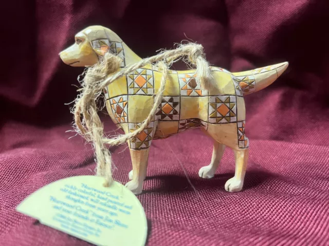 Jim Shore Heartwood Creek Labrador Dog Christmas Ornament