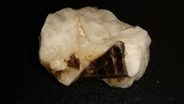 Muscovite Crystals In Quartz Matrix 3/4 + Pound   North Carolina