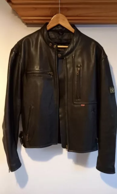 Belstaff Leather Biker Jacket | Size IT 56/UK 46 | XL+