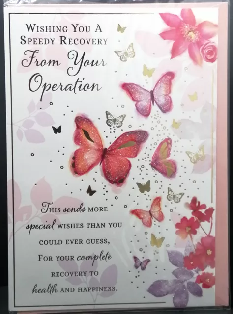 Get Well Soon After Operation Card - For Her/Female