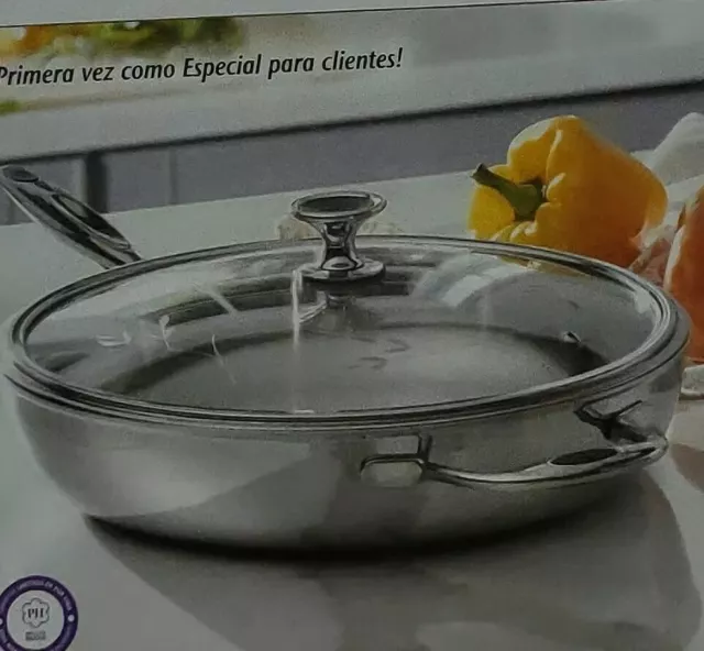 Princess House Stainless Steel HEALTHY COOK-SOLUTIONS Straining Sauté Set  5826