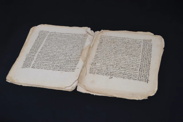 ANTIQUE HANDWRITTEN CURSIVE Arabic guide of good deeds Berber ...