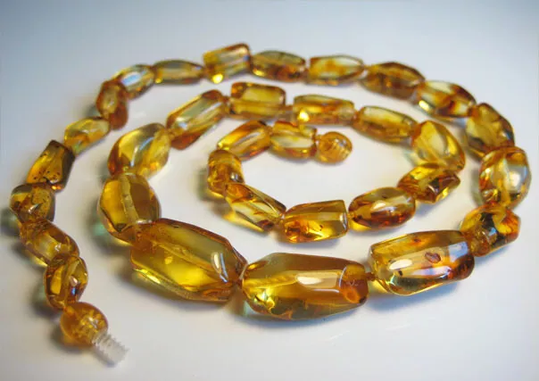 Msssive Natural Elegant Baltic Amber Necklace 25 gr. Handmade Gemstone !!!