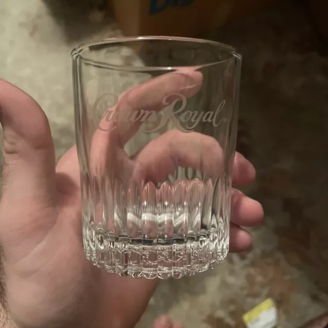 Crown Royal Whiskey Cocktail Drinking Glass Clear