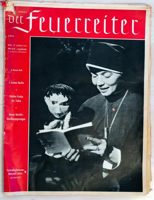 Der Feuerreiter 27 Januar 1962 Nummer 2 alte Zeitschrift