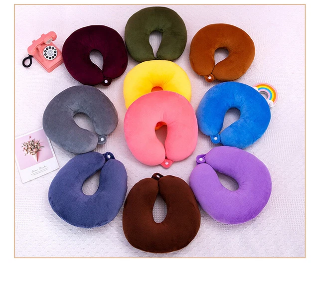 New Memory Foam U Shaped Travel Pillow Neck Head Back Support Rest Cushion