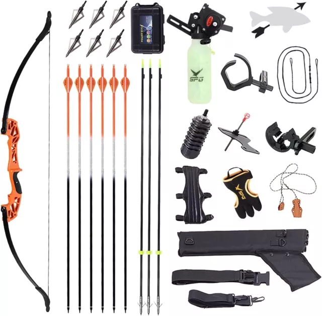 60lbs Archery Foldable Bow Folding Tactical Survival Bow Bowfishing Right  Hand
