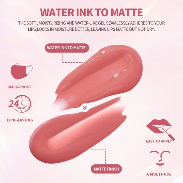 à lèvres mat Glaçage à lèvres en velours Teinte pour les lèvres Gloss à lèvres 2