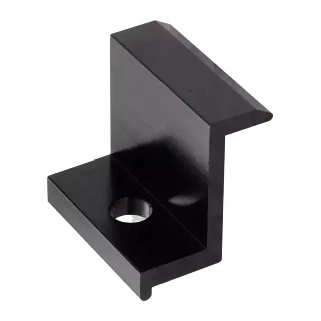 10pz Accessori Montaggio Pannello Solare Processo Elettrico Alluminio Nero