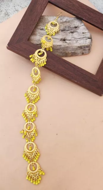 Silver Oxidised Human Braiding Hair Designing Emblished Hair Braid for Womens