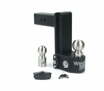 Weigh Safe Steel Drop Hitch W/ Scale - 8" Drop 2.5" Shaft 2" & 2-5/16" Ball