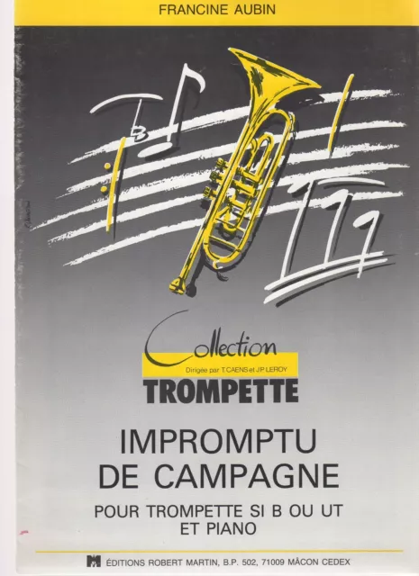 Impromptu de campagne pour trompette si b ou ut et piano