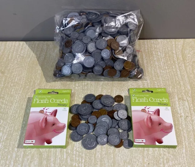 Math Coins For Teaching And Play Large Bag