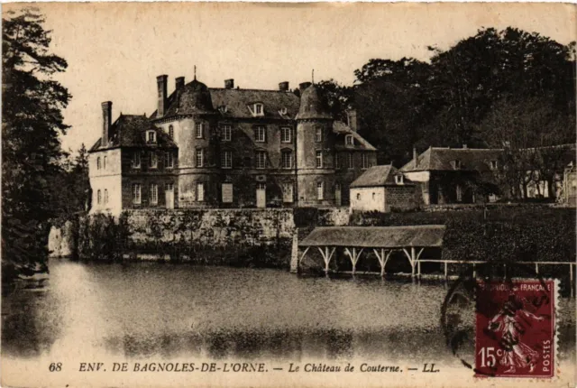 CPA AK Env. de BAGNOLES-de-l'ORNE - Le Chateau de COUTERNE (355442)