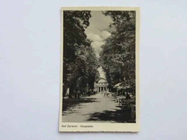 Alte Ansichtskarte Postkarte AK Bad Pyrmont Hauptallee