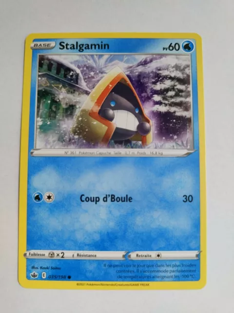 Carte Pokémon - Stalgamin 035/198 - règne de Glace EB06