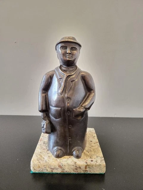 Fernando Botero Bronze Sculpture "El Doctor" Signed And Numbered