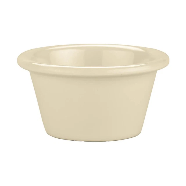 Carlisle S85242 Bone Melamine 2 Ounce Ramekin - Dozen