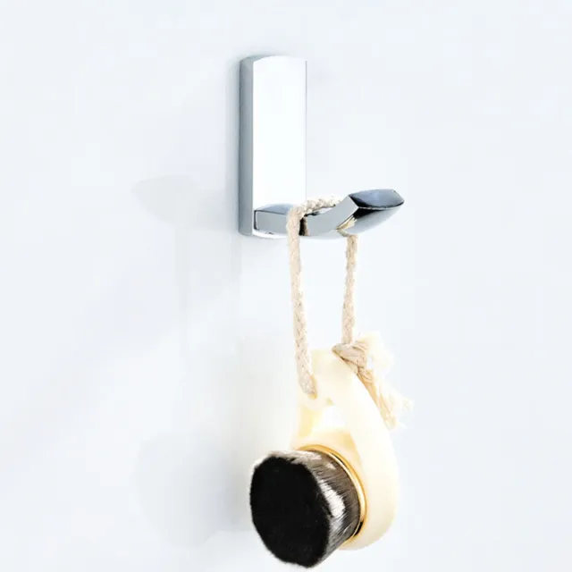 Polished Chrome Brass Bathroom Hooks Hats/Clothes/Towel Hook Rack Hangers 2ba839