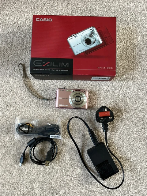 Casio Exilim Digital Camera EX-Z1050 10.1 Mega Pixels Pink - Boxed