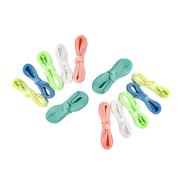 12 Pcs Athletic Shoe Laces Glow Accessories Basketball Shoes
