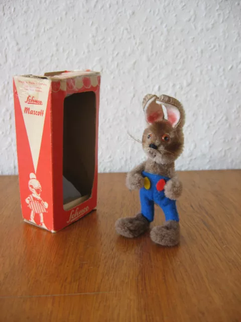 Schuco Hegi Hase in blau in OVP Mascott - Arche  70er Jahre