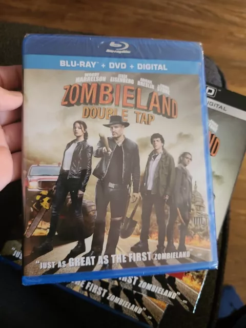 Zombieland: Double Tap Blu-ray, DVD and digital 2019 Brand New Sealed