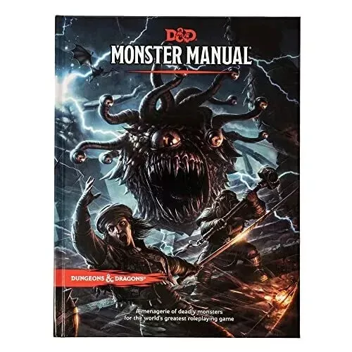 Dungeons & Dragons Core Rulebook Monster Manual WTCA92180000 standard  HARDCOVER