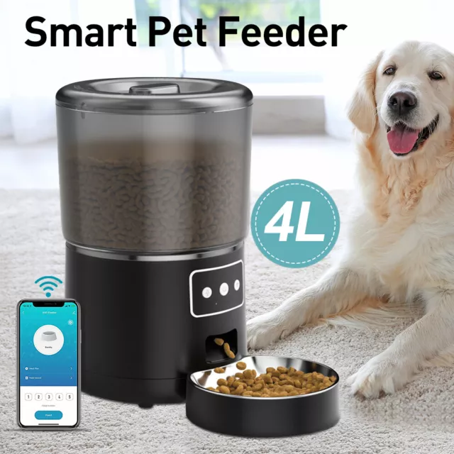 Automatic Pet Feeder Small Dog Cat Feeder Wifi Smart APP Auto Food Dispenser