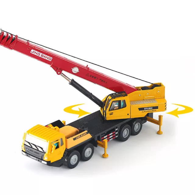 1:87 Grab & Magnet Attachment Crane Construction Equipment Diecast