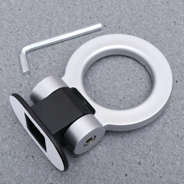 Gancio di traino universale anello track racing style decorazione per ogni auto SUV