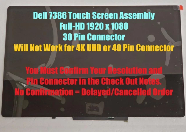 Assemblage Écran LCD Tactile 13.3" FHD Pour Dell Latitude 3310 2-en-1 - Neuf