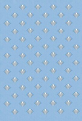  Dolls House Wallpaper 180gsm Matte Photo Paper 1/12th Scale Peppa Pig Blue 