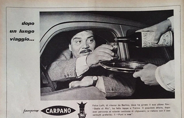 Carpano Torino Vermouth -  Advert Pubblicita' D'epoca Advertis Adv-Cvd21