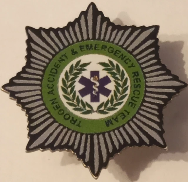 Trogen Accident Emergency Rescue Team Lapel Pin Badge Tie Tac