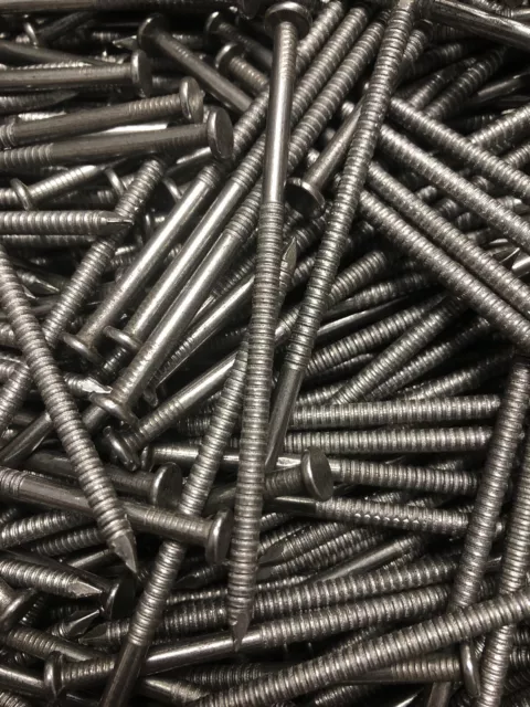 (5 POUNDS) ProFIT 0089242 Stiff Stock Pole Barn Nail 6 INCH / 60 D Flat Head