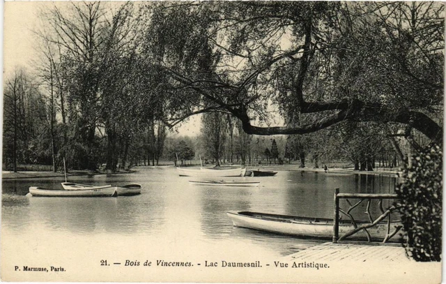 CPA PARIS 12th Bois de VINENNES Lac Daumesnil Artistic View (672615)