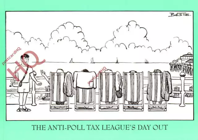 Postcard> Leeds Postcards, L629, Anti-Poll Tax League's Day Out By Steve Best