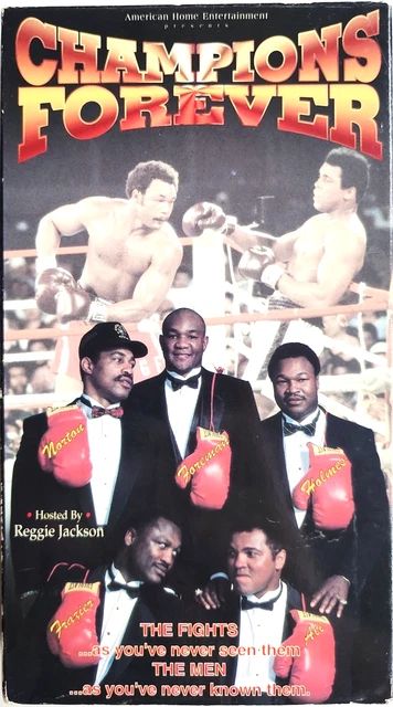 Muhamrd Ali 1996 CHAMPIONS FOREVER VHS Muhammad Ali Foreman Frazier Holmes Norton ...