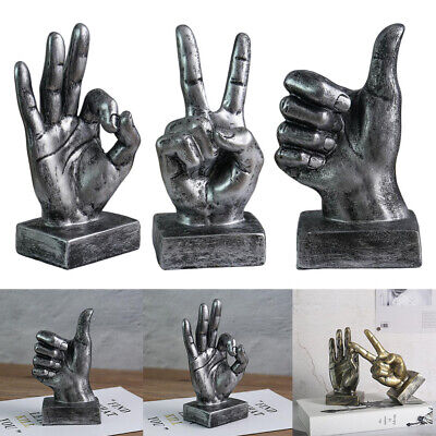 resin material art  Gesture Sculpture Ornament Figurine Statue Tabletop Decor